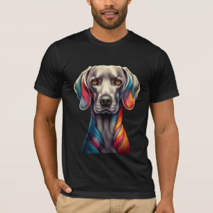 Rainbow Weimaraner T-Shirt