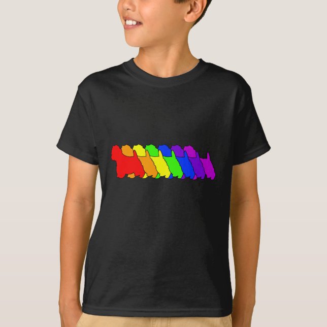 Rainbow Westie T-Shirt (Front)