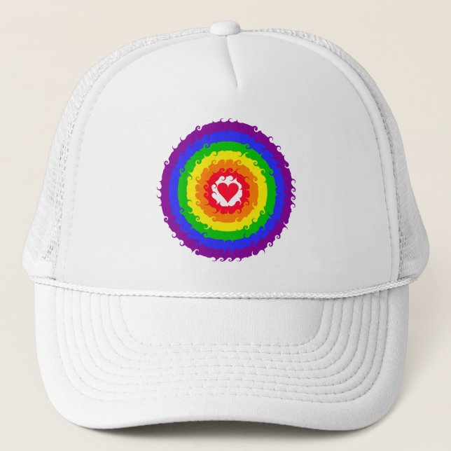 Rainbow Wheel hat (Front)