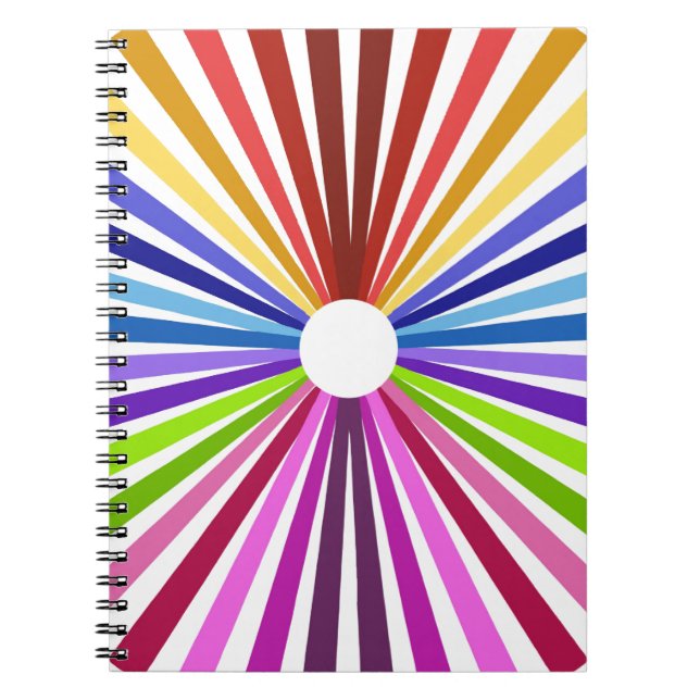 Rainbow Wheel Notebook (Front)