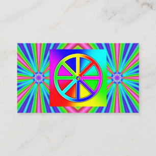 Rainbow Wheel (you may add words) Business Card