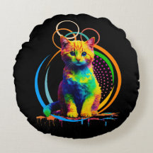 Rainbow Whiskers A Multicolor Cat Dream