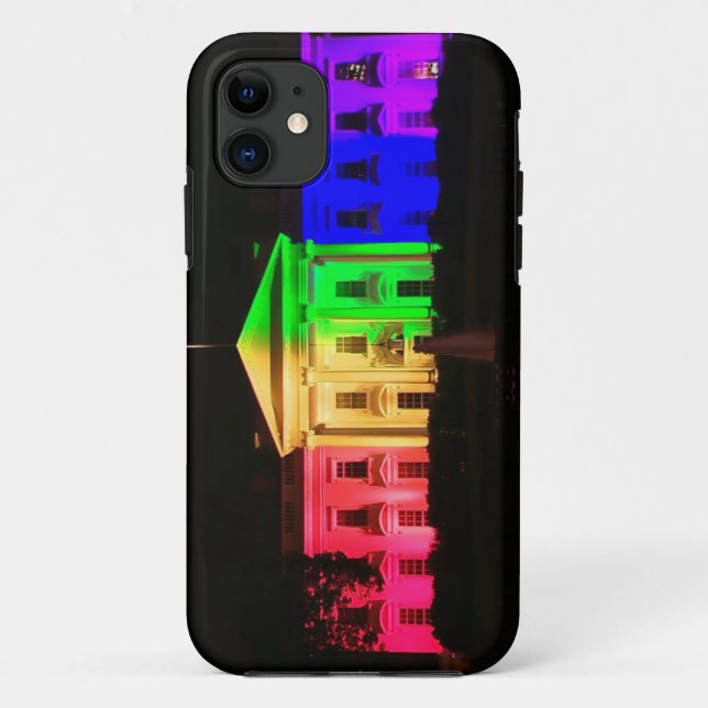 Rainbow White House Case-Mate iPhone Case (Back)