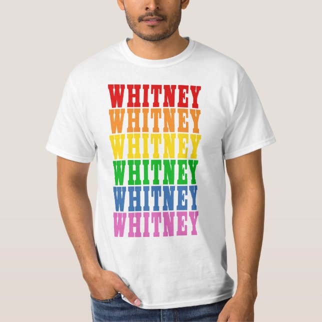 Rainbow Whitney T-Shirt (Front)