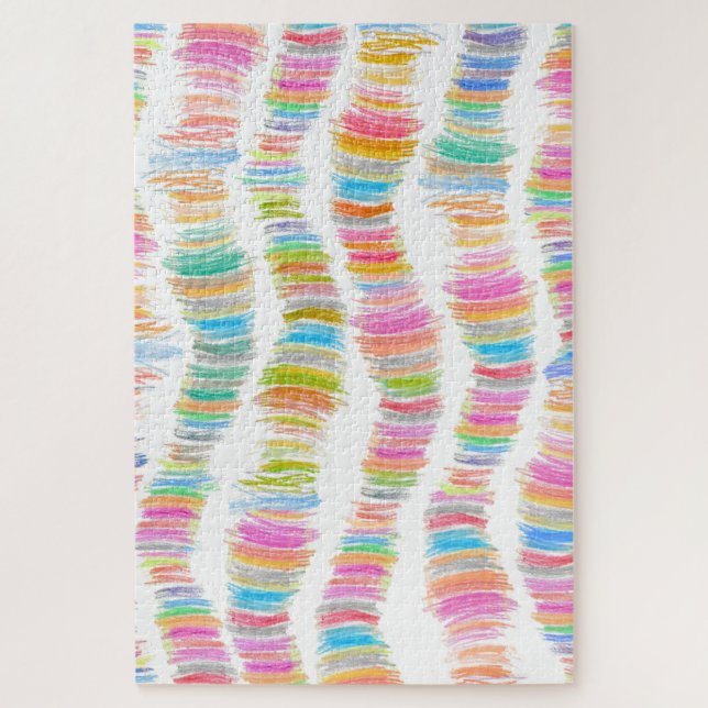 Rainbow Wiggle Puzzle (Vertical)