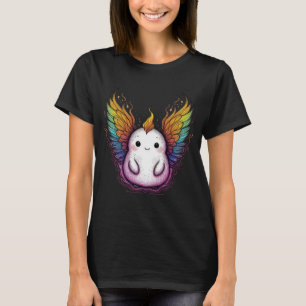 Rainbow Winged Cherub T-Shirt