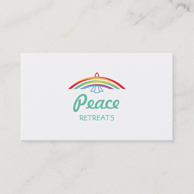 Rainbow Winged Dove (sharp / full colour) Business Card (Front)