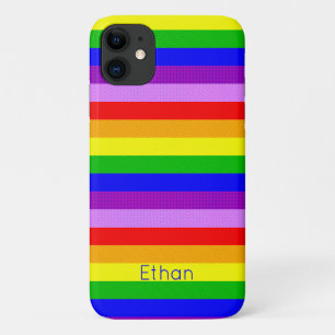 Rainbow with a dotty pattern Case-Mate iPhone case