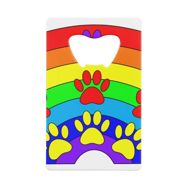 Rainbow With Dog Paw Prints (Front)