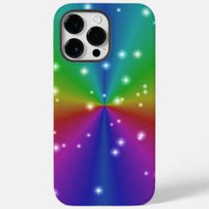 Rainbow with Stars Case-Mate iPhone 14 Pro Max Case
