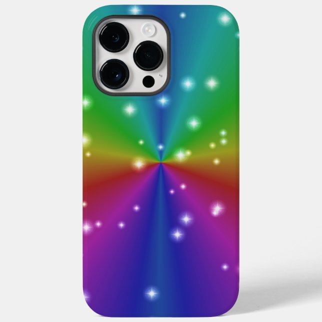 Rainbow with Stars Case-Mate iPhone Case (Back)