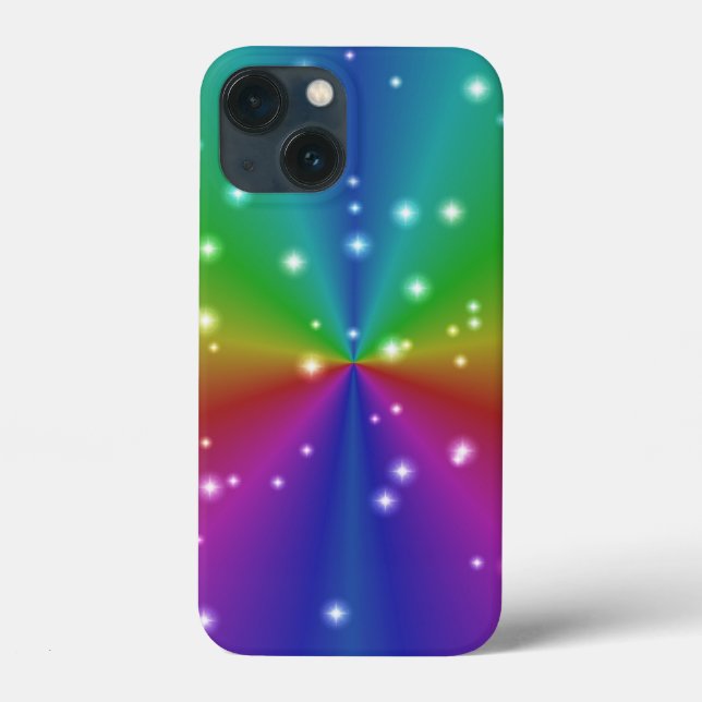 Rainbow with Stars Case-Mate iPhone Case (Back)