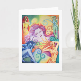 Rainbow Women greeting card