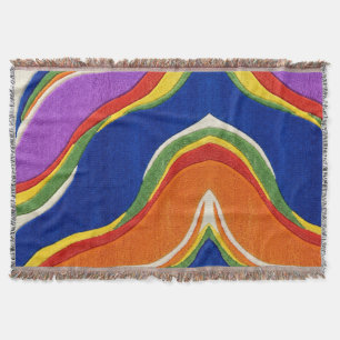 Rainbow Wool Blanket