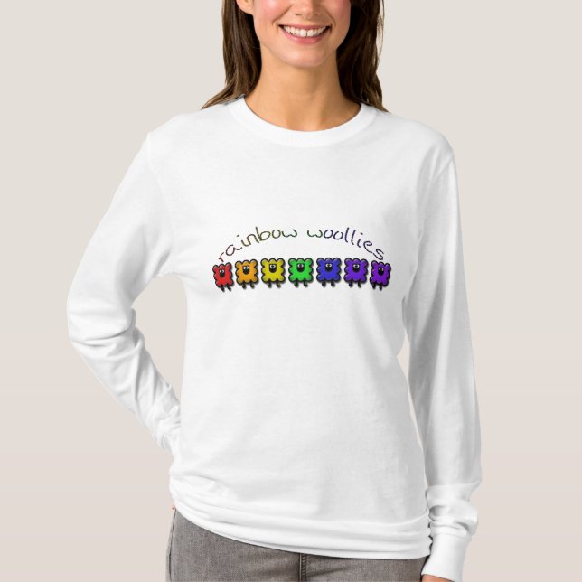 rainbow woollies T-Shirt (Front)