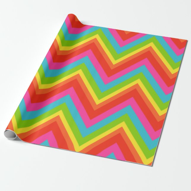 Rainbow Wrapping Paper (Unrolled)