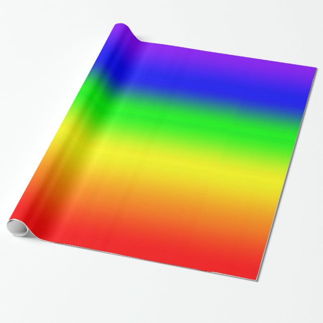 Rainbow Wrapping Paper (Unrolled)
