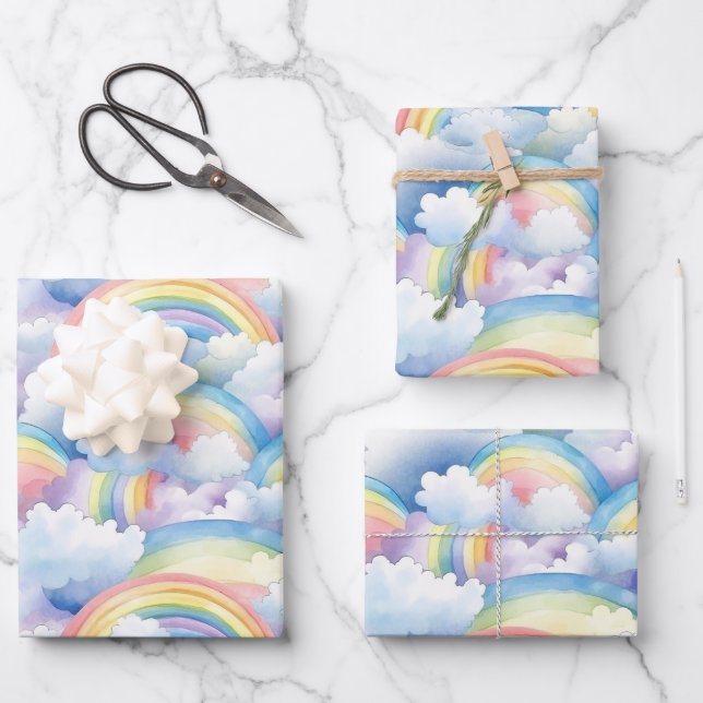 Rainbow Wrapping Paper (Front)