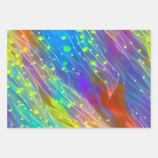 Rainbow Wrapping Paper Sheet
