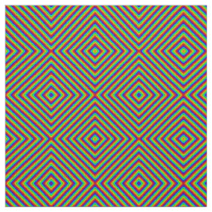 Rainbow X - Cotton Twill Fabric