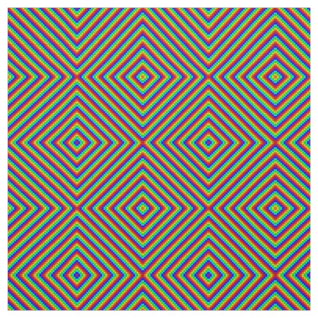 Rainbow X - Cotton Twill Fabric (Swatch)