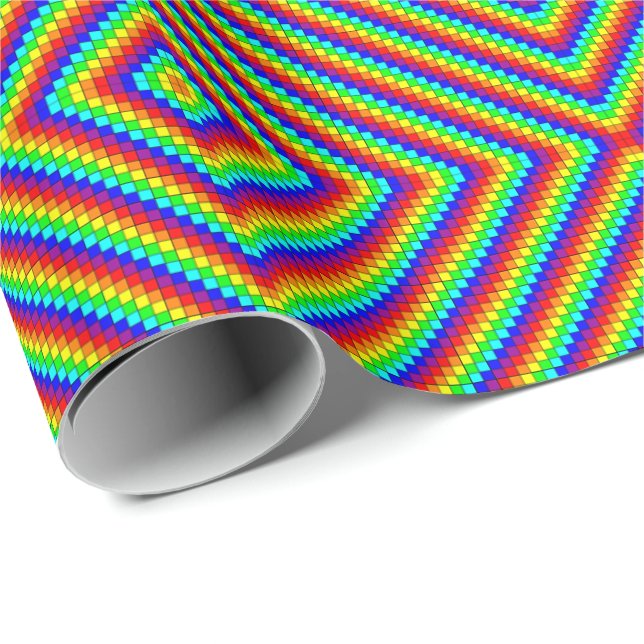 Rainbow X - Wrapping Paper (Roll Corner)