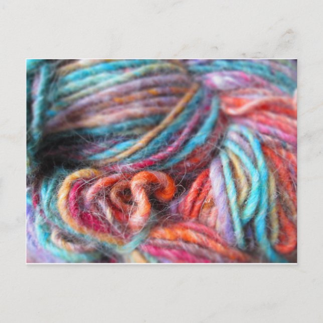 Rainbow Yarn Bundle Postcard (Front)