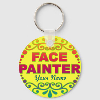Rainbow Yellow Key Ring