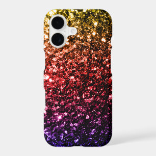 Rainbow yellow red purple sparkles bling