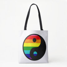 Rainbow Yin Yang LGBTQ Pride Balance Symbol