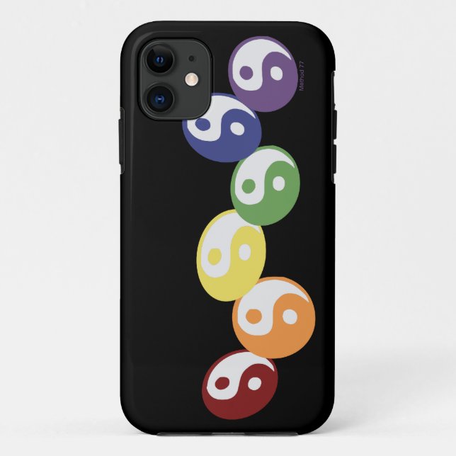 Rainbow Ying Yang iPhone 5 Cases (Back)