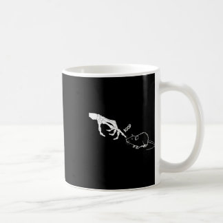 Rainbow Yoga Skeleton Exercise Bone Halloween Part Coffee Mug