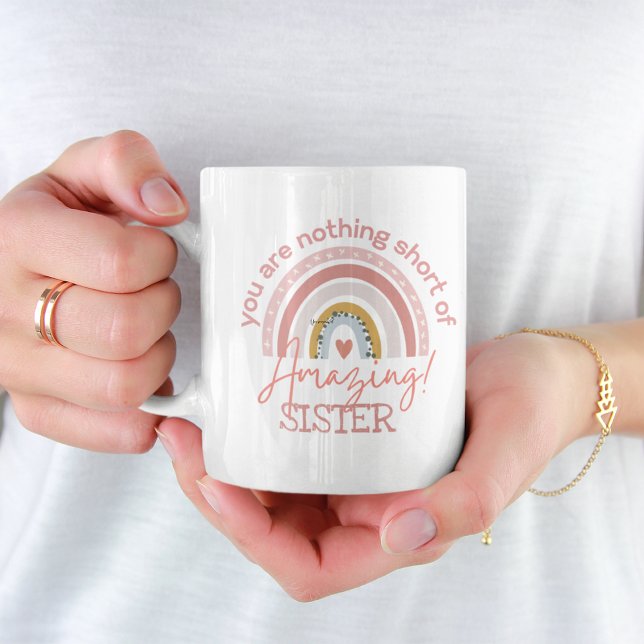 RAINBOW You Are Amazing SISTER AUNT NIECE ANY Coffee Mug (Creator Uploaded)
