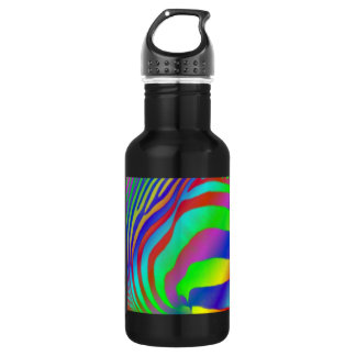 Rainbow Zebra Print 532 Ml Water Bottle