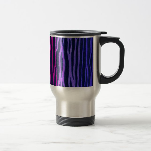 Rainbow zebra stripe coffee mug (Right)