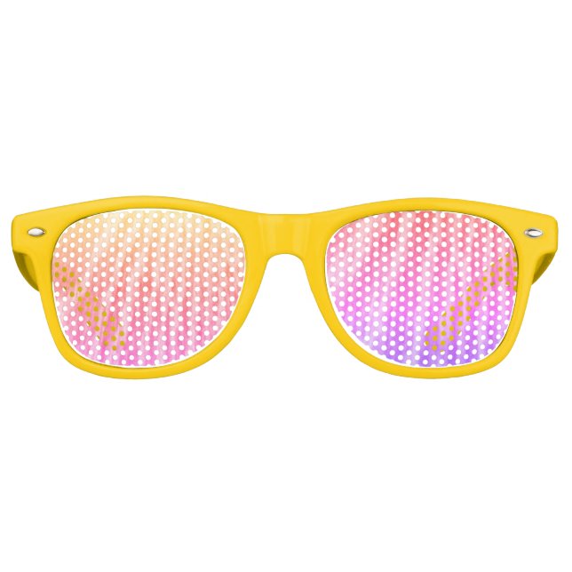 Rainbow Zebra Sunglasses (Front)