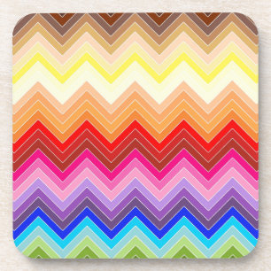 Rainbow Zig Zag Coaster