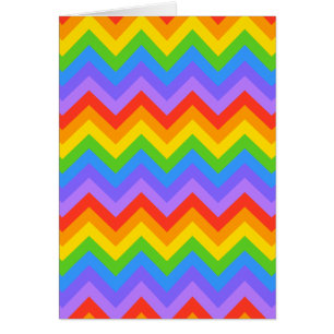 Rainbow Zig Zag Pattern.