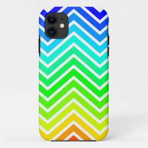 Rainbow Zigzag iPhone 11 Case