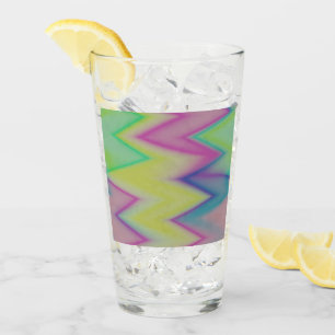 Rainbow Zigzags Glass