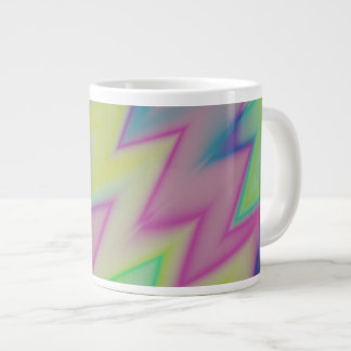 Rainbow Zigzags    Large Coffee Mug