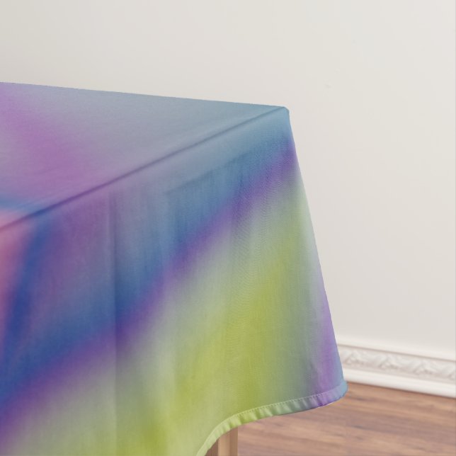 Rainbow Zigzags     Tablecloth (In Situ)