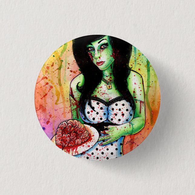 Rainbow Zombie Pin Up Girl (Front)