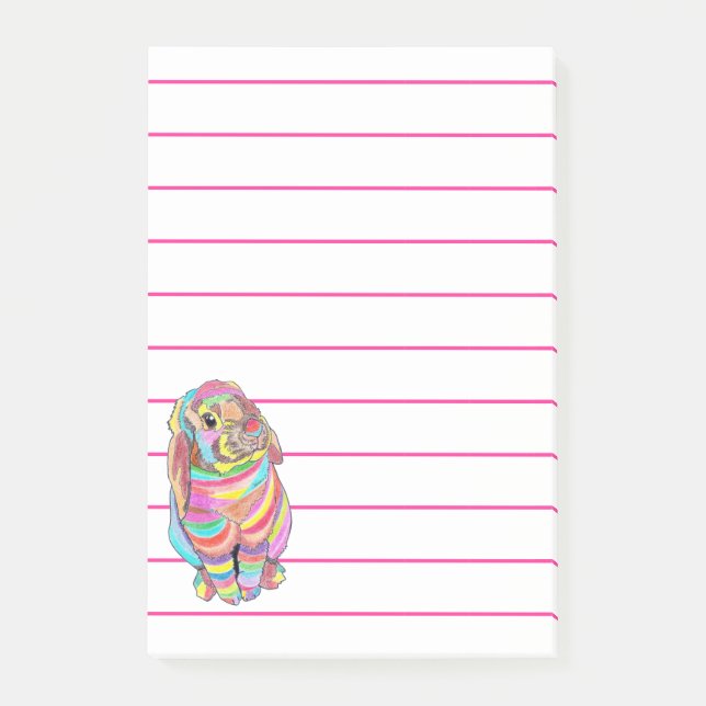 Rainbowbunny Post-it Notes (Front)