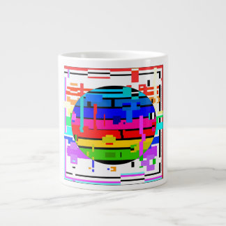 RAINBOWED SETTING OR RISING SUN ©2013 James Warren Large Coffee Mug