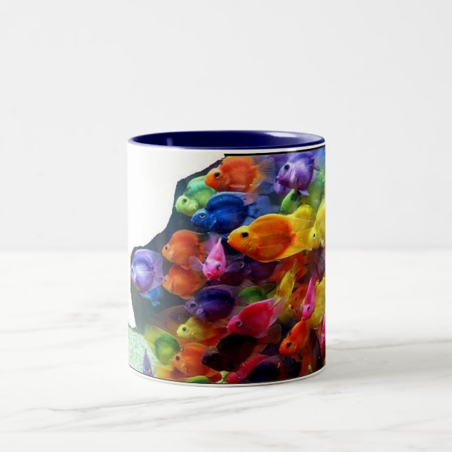 rainbowfish mug (Center)
