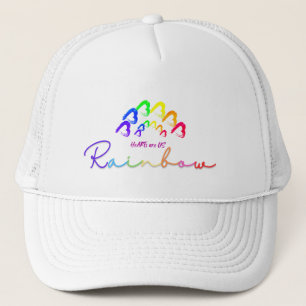RainbowHearts Trucker Hat