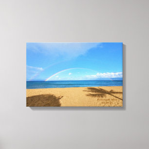 Rainbows and Sand Canvas Print
