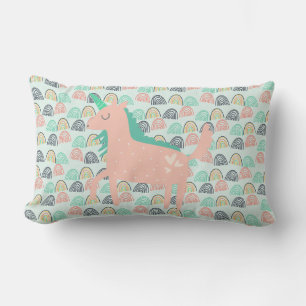 Rainbows and Unicorns Lumbar Cushion