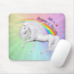 Rainbows and Unicorns Mouse Pad